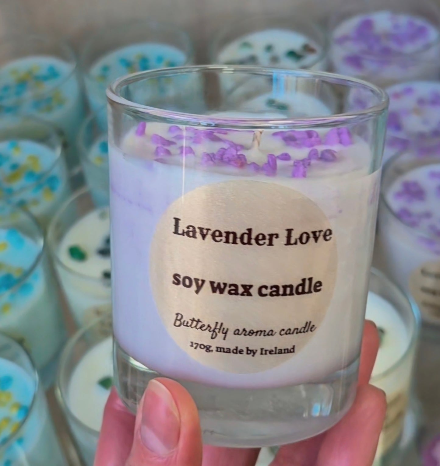 Lavender love soy wax candle