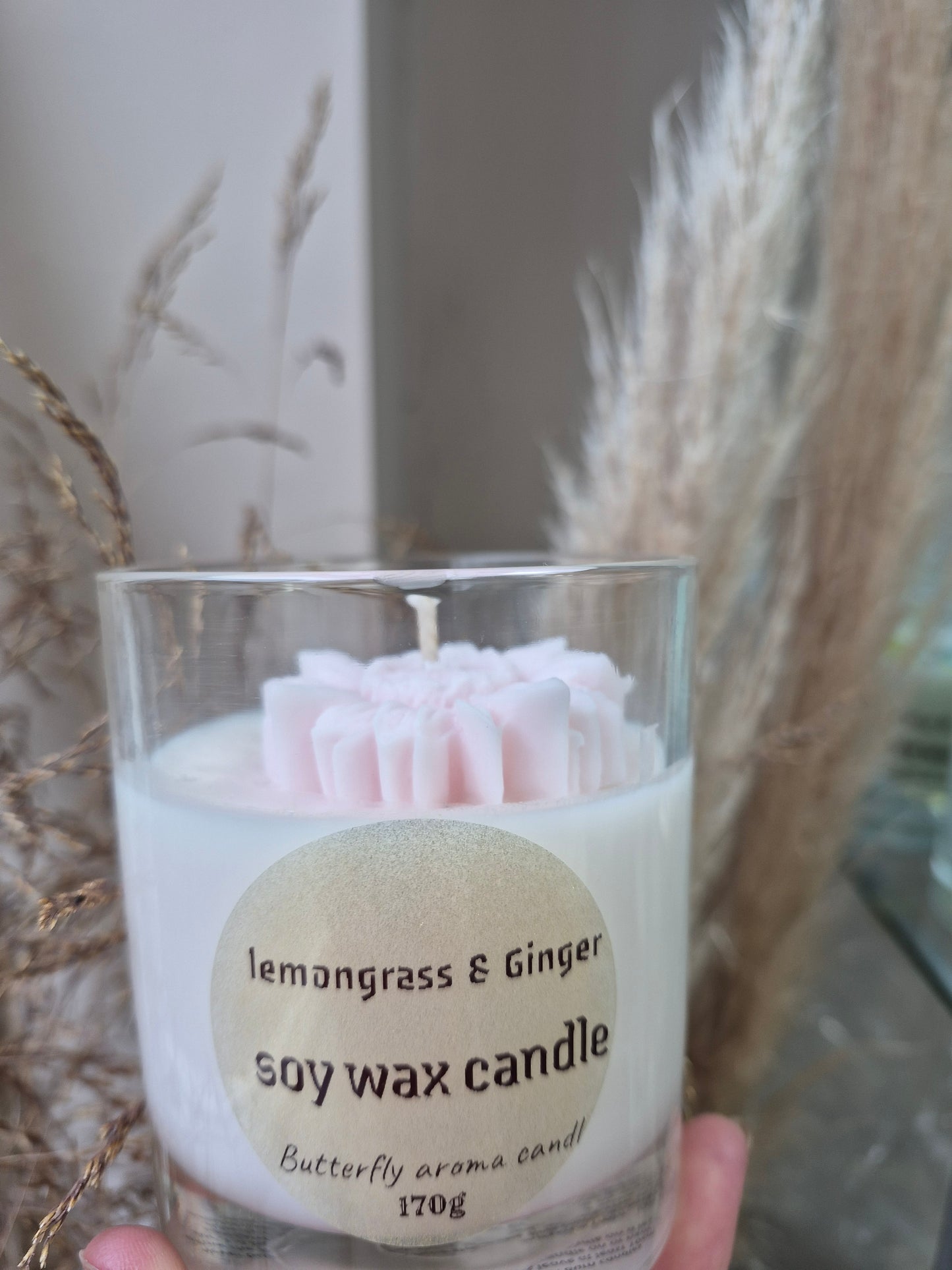 Lemongrass & Ginger soy wax candle