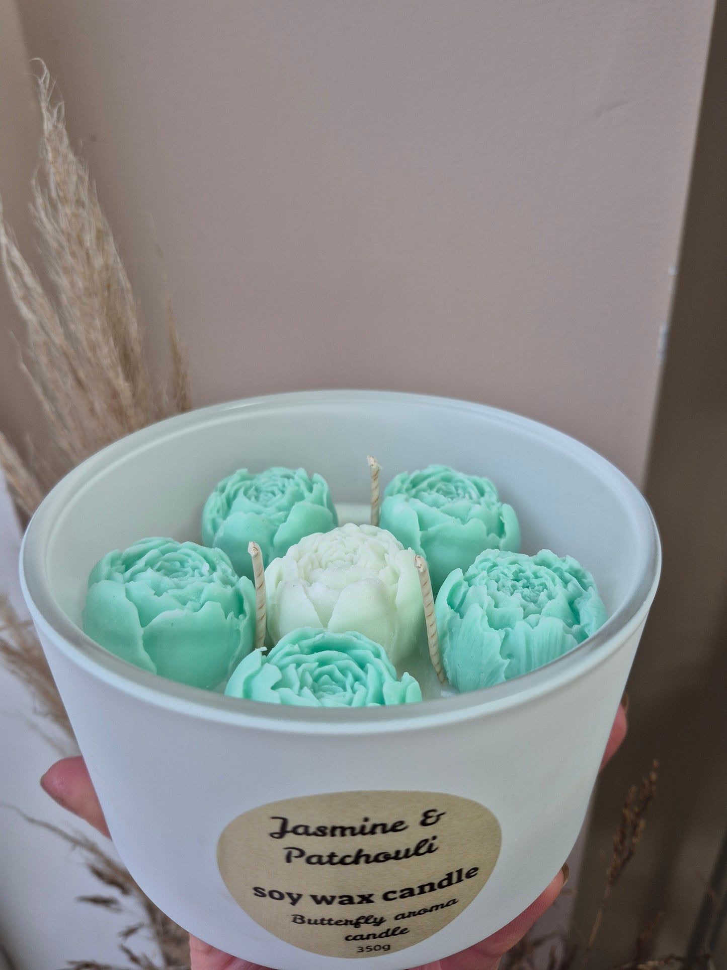 Jasmine & Patchouli soy wax candle